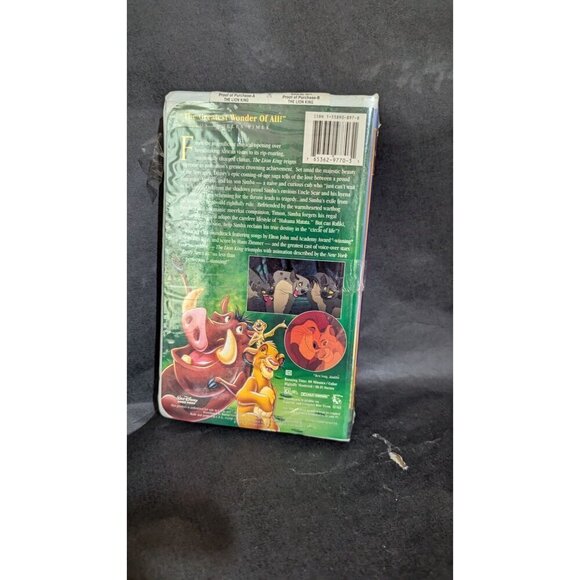 Walt Disney Masterpiece The Lion King VHS Tape - Picture 7 of 7
